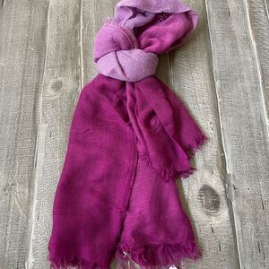 Nordstrom Pink Purple Ombre Lightweight Scarf